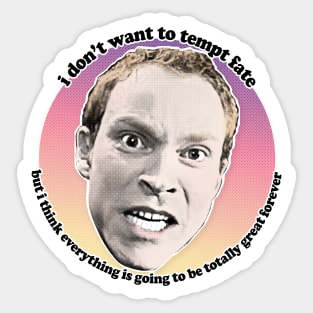 Jez Peep Show Classic Quote Sticker